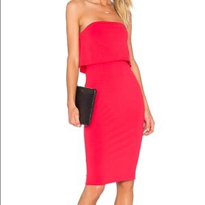 TWENTY Red Body-Con Tube Dress